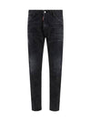 Easy Wash Cool Guy Straight Jeans Black - DSQUARED2 - BALAAN 1