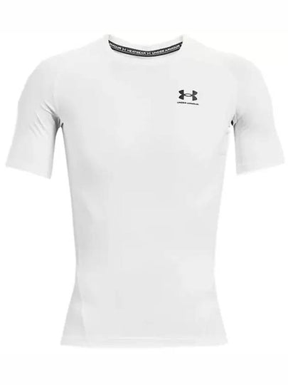 Men's Heart Gear Compression Short Sleeve T-Shirt White - UNDER ARMOUR - BALAAN 2