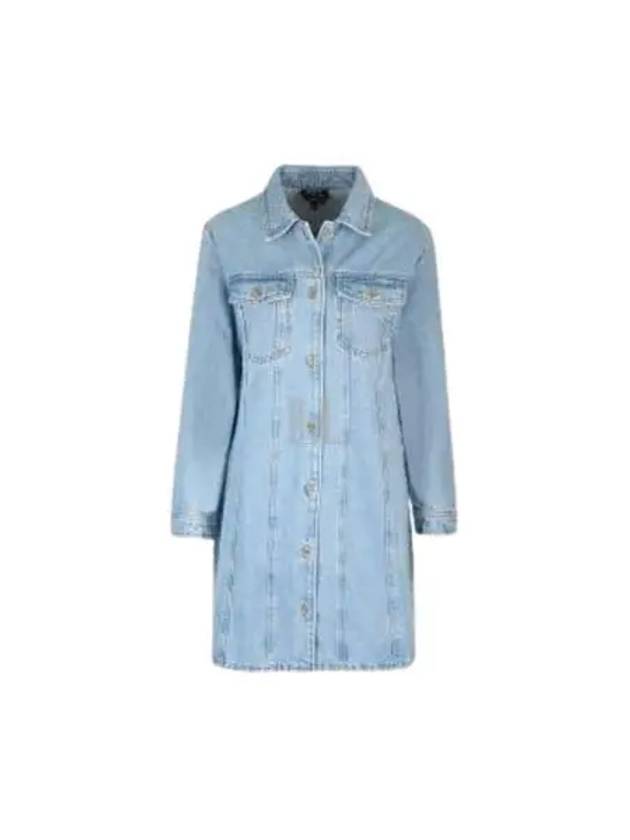 Alpine Denim Short Dress Blue - A.P.C. - BALAAN 2