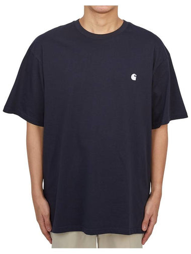 Madison Short Sleeve T-Shirt Dark Navy - CARHARTT WIP - BALAAN 1