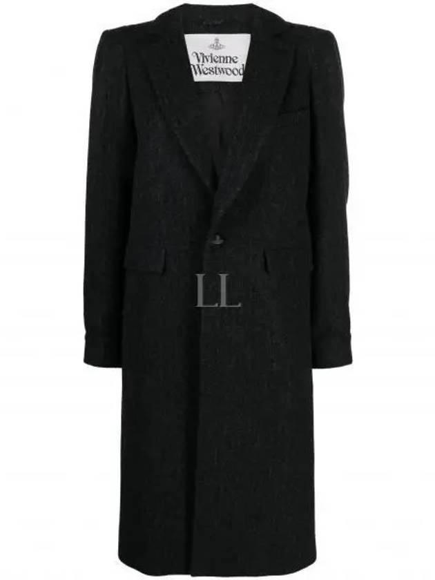 Alien Teddy Single Coat Black - VIVIENNE WESTWOOD - BALAAN 2