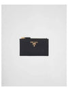 Saffiano Leather Card Wallet Black - PRADA - BALAAN 2