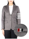 Women's Diagonal Armband Tailored Jacket Grey - THOM BROWNE - BALAAN 2