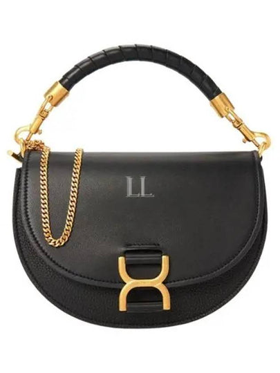 Marcie Chain Flap Shoulder Bag Black - CHLOE - BALAAN 2