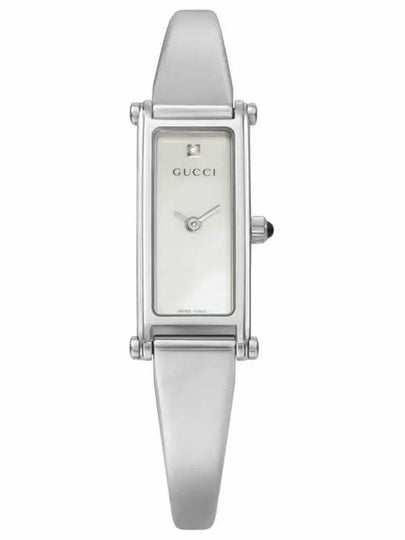 Women's Quartz Square Diamond Metal Watch Silver - GUCCI - BALAAN 2