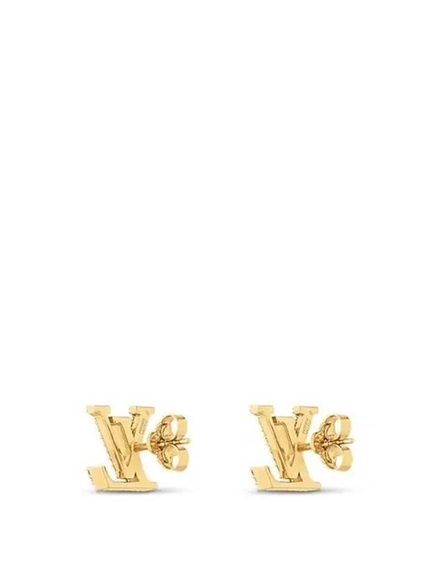 LV Iconic Earrings Gold - LOUIS VUITTON - BALAAN 4