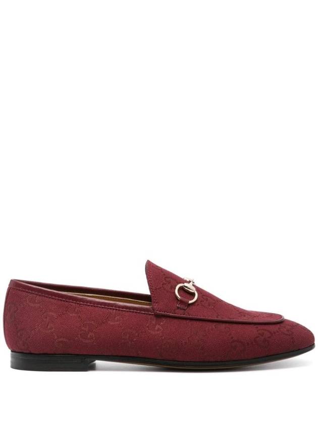 GG Canvas Jordan Loafer Red - GUCCI - BALAAN 1