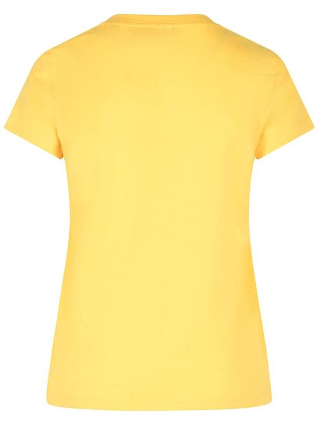 Polo Ralph Lauren Yellow Cotton T-Shirt - POLO RALPH LAUREN - BALAAN 3