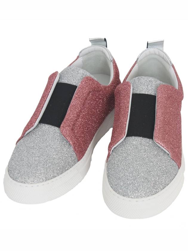 Pink Glitter Banding Women’s Slipon Sneakers JS02 - PIERRE HARDY - BALAAN 6