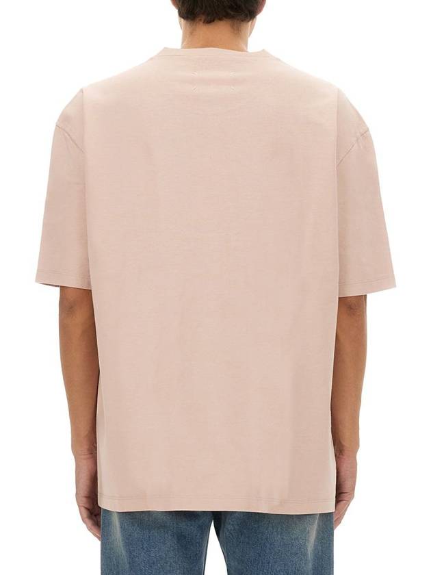 Maison Margiela T-Shirt With Embroidered Logo - MAISON MARGIELA - BALAAN 3