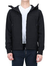 Men's Shell R Drawstring Goggle Hooded Jacket Black - CP COMPANY - BALAAN 4