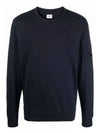 Men's Light Fleece Lens Wappen Sweatshirt Navy - CP COMPANY - BALAAN 2