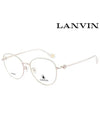 Glasses Frame LNV253SLB 772 Round Titanium Women s - LANVIN - BALAAN 1