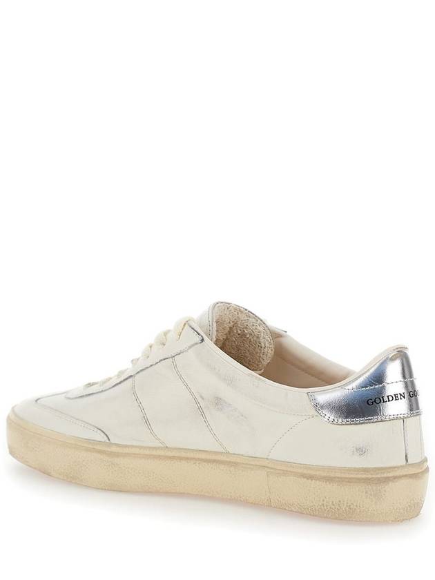 Soul Star Low Top Sneakers Silver White - GOLDEN GOOSE - BALAAN 4