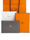 Citizen Twill Card Wallet Grey - HERMES - BALAAN 2