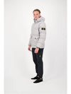 Crinkle Reps Re-Nylon Down Padding Grey - STONE ISLAND - BALAAN 8