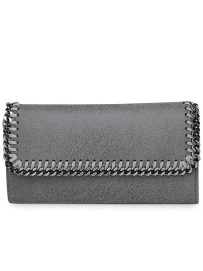 silver Falabella Continental long wallet light gray - STELLA MCCARTNEY - BALAAN 2