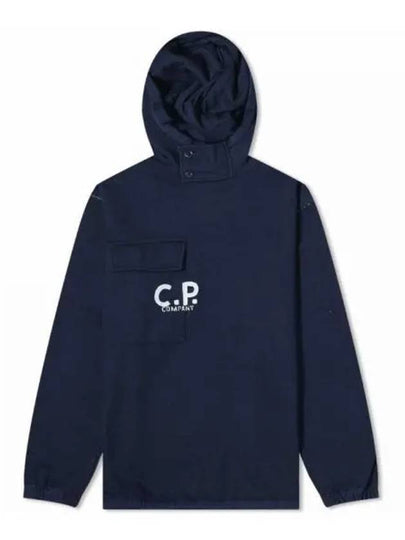 CP Company 24 Indigo Fleece Hoodie 16CMSS184A 110055W D11 - CP COMPANY - BALAAN 2