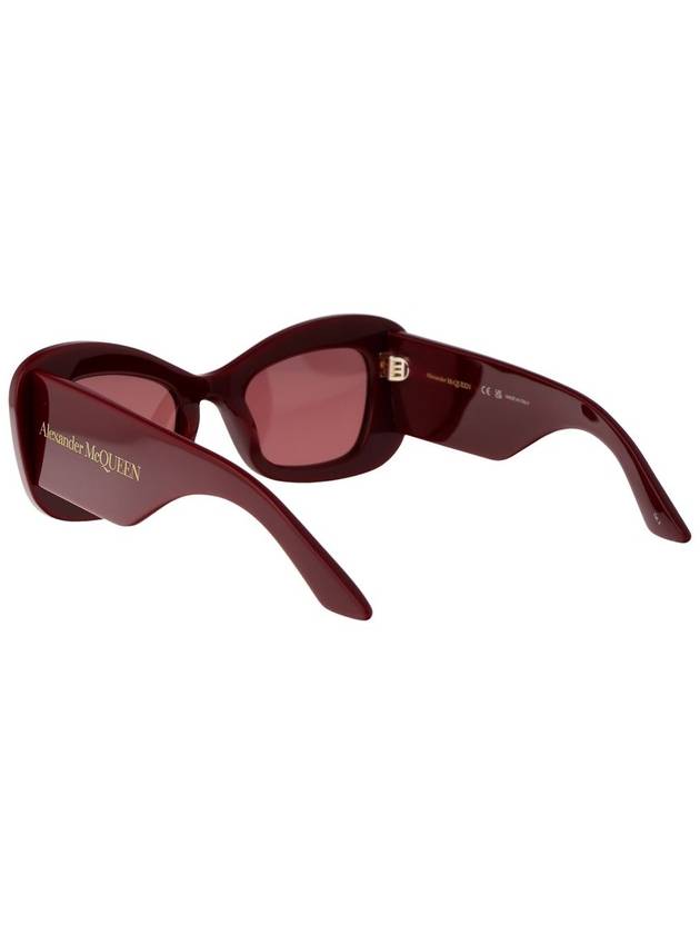 sunglasses AM0434S 006 burgundy - ALEXANDER MCQUEEN - BALAAN 5