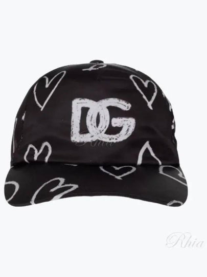 DG Logo Print Ball Cap Black - DOLCE&GABBANA - BALAAN 2