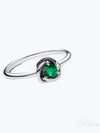 May Birthstone Eternity Circle Ring Green Silver - PANDORA - BALAAN 2