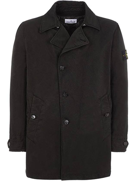 David TC Logo Patch Jacket Black - STONE ISLAND - BALAAN 2