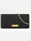 On Chain Lily Monogram Long Wallet Black - LOUIS VUITTON - BALAAN 2