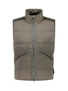 Seamless Tunnel Nylon Down Vest Green - STONE ISLAND - BALAAN 2