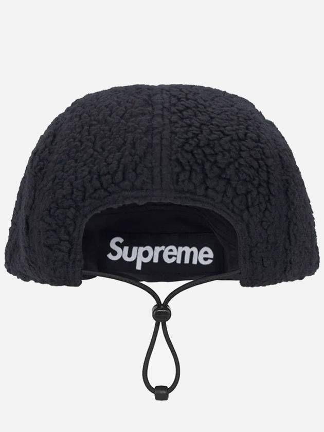 Shearling Reversible Camp Snapback Black - SUPREME - BALAAN 5