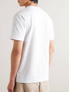 Le Gros Grain Logo Short Sleeve T-Shirt White - JACQUEMUS - BALAAN 5