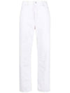 Dyed Boston Straight Jeans White - DSQUARED2 - BALAAN 1