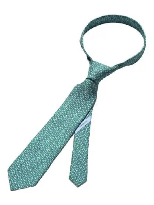 Ferragamo Print Silk Tie Men - SALVATORE FERRAGAMO - BALAAN 1