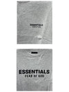 Essential Logo Fleece Crew Neck Sweatshirt Light Heather Men s 192HO246268F 127 TJ - FEAR OF GOD - BALAAN 5