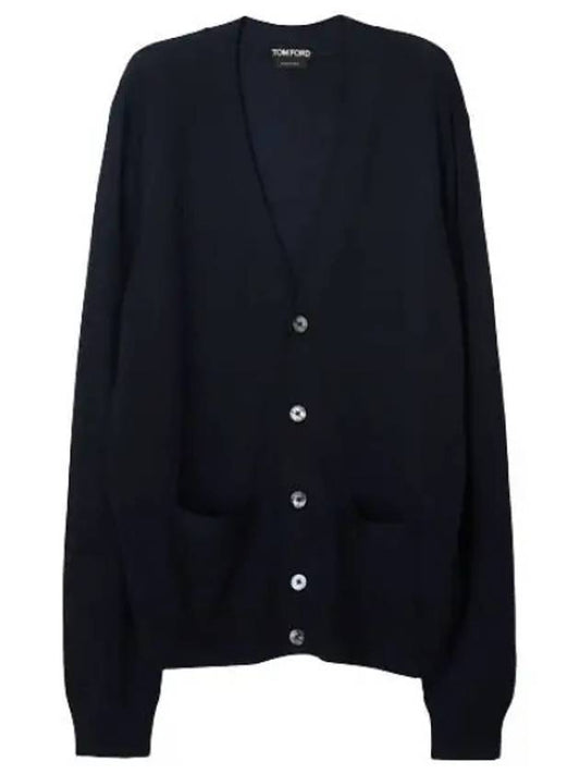 V neck wool cardigan men - TOM FORD - BALAAN 1