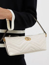 GG Marmont Shoulder Bag White - GUCCI - BALAAN 3