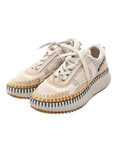 Nama Low Top Sneakers Biscotti Beige - CHLOE - BALAAN 2