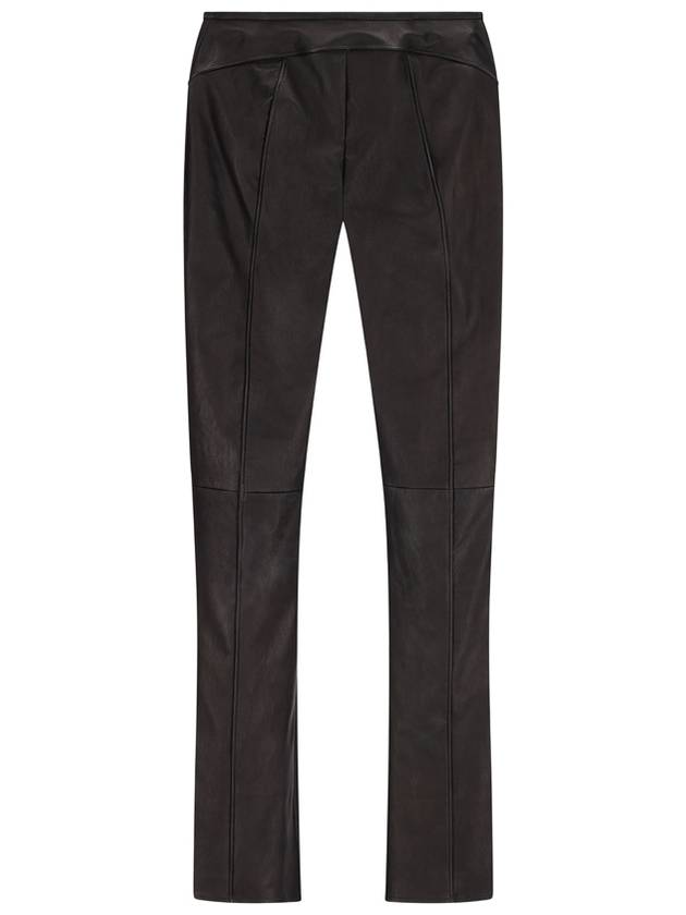 NAPPA LEATHER SLIM TROUSERS - BLUMARINE - BALAAN 2