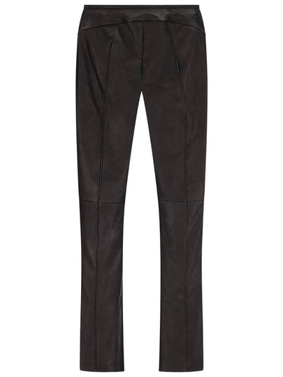 NAPPA LEATHER SLIM TROUSERS - BLUMARINE - BALAAN 2