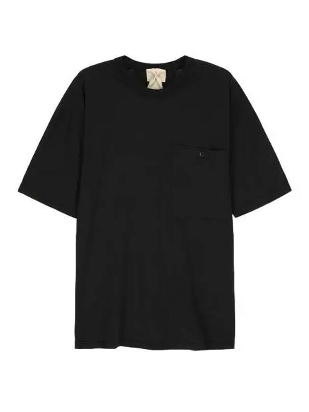 Chest pocket short sleeve t shirt black - TEN C - BALAAN 1