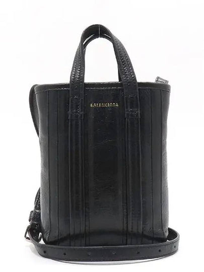 693793 Black Leather Babes Phone Holder Cross Bag - BALENCIAGA - BALAAN 2