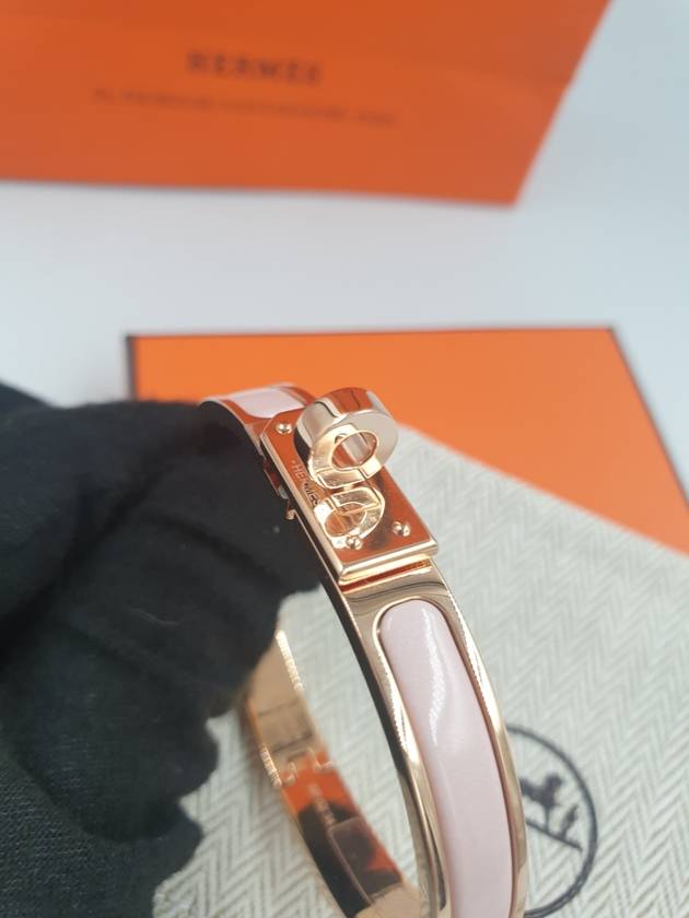 Mini Clic Kelly Bracelet Rose Gold - HERMES - BALAAN 5