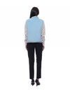 Woman's Grenoble Reversible Vest Blue - MONCLER - BALAAN 6