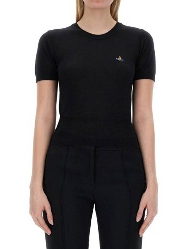 Bea Knit Top Black - VIVIENNE WESTWOOD - BALAAN 4