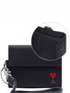 Logo Strap Half Wallet Black - AMI - BALAAN 2