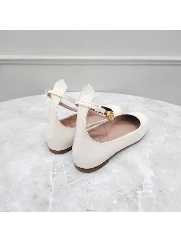 Lux You 36 Garavani enamel flat shoes - VALENTINO - BALAAN 5