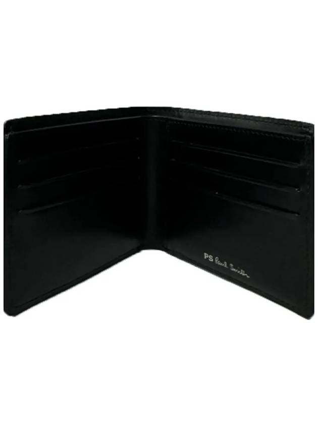 PS embossed logo half wallet black M2A 7774 MBRAND 79 - PAUL SMITH - BALAAN 4