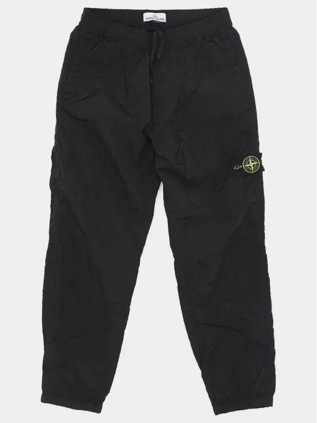 31019 Nylon Metal Econyl Track Pants Black - STONE ISLAND - BALAAN 2