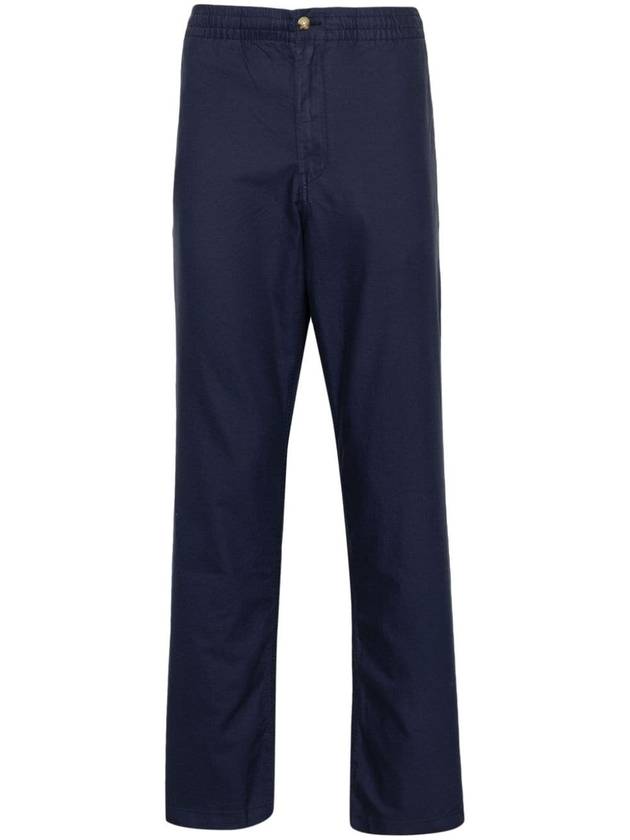 Drawstring Cotton Straight Pants Navy - POLO RALPH LAUREN - BALAAN 2