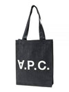 Laure logo denim tote bag blue - A.P.C. - BALAAN 2