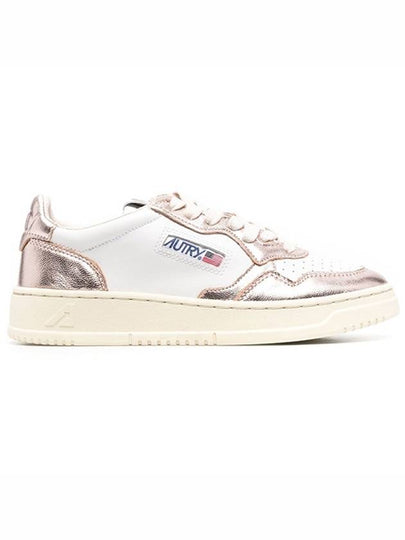 Women's Medalist Bi-Color Low-Top Sneakers Pink - AUTRY - BALAAN 2